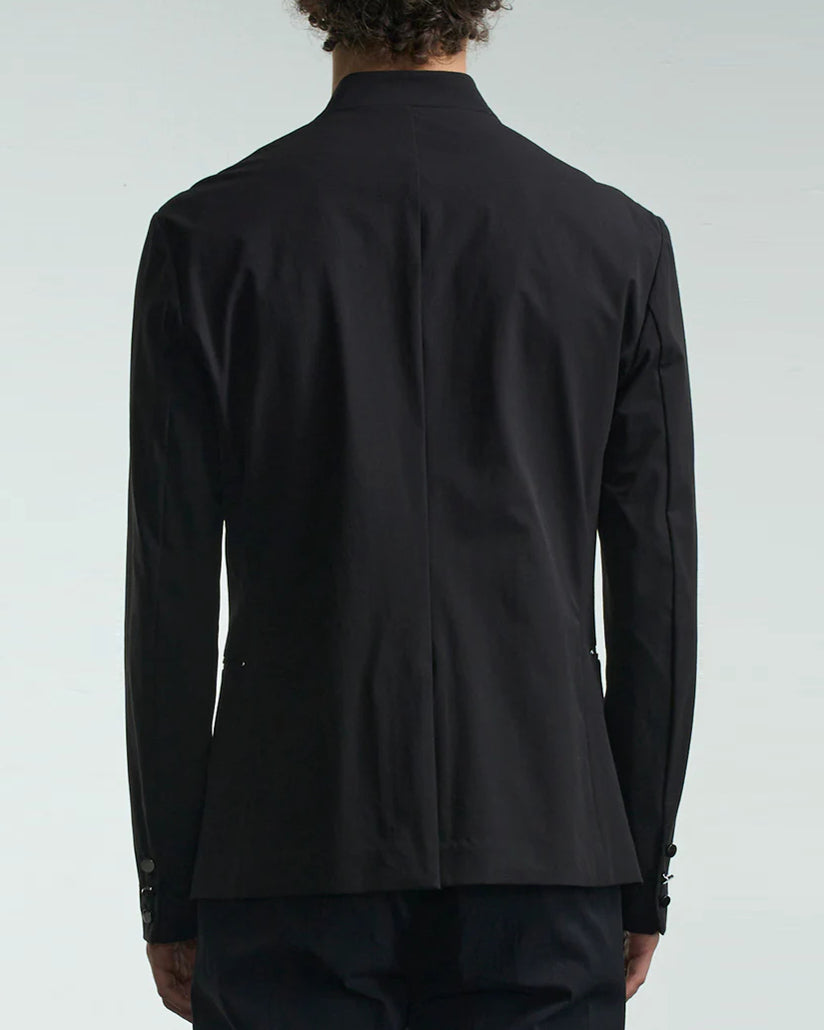HARRISON WONG / Stand Collar Blazer With Studs - Black