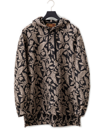 Bennu / 3D Flower Jacquard Hooded Shirts