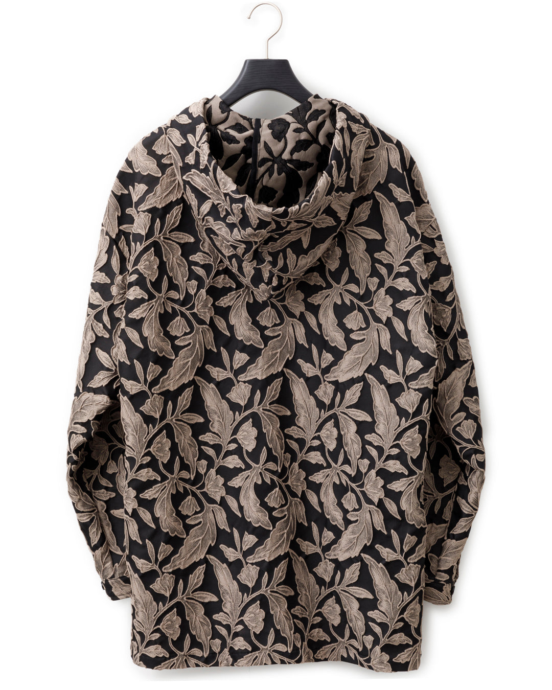 Bennu / 3D Flower Jacquard Hooded Shirts