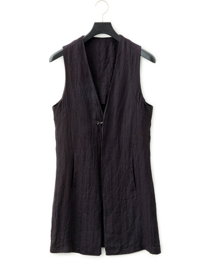 gène par YUKIO MISHIBA / Linen Hook Vest