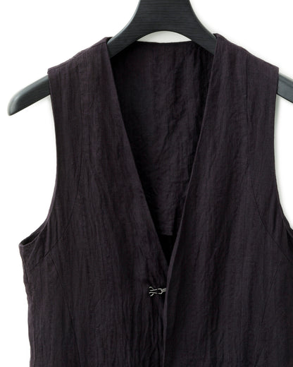 gène par YUKIO MISHIBA / Linen Hook Vest