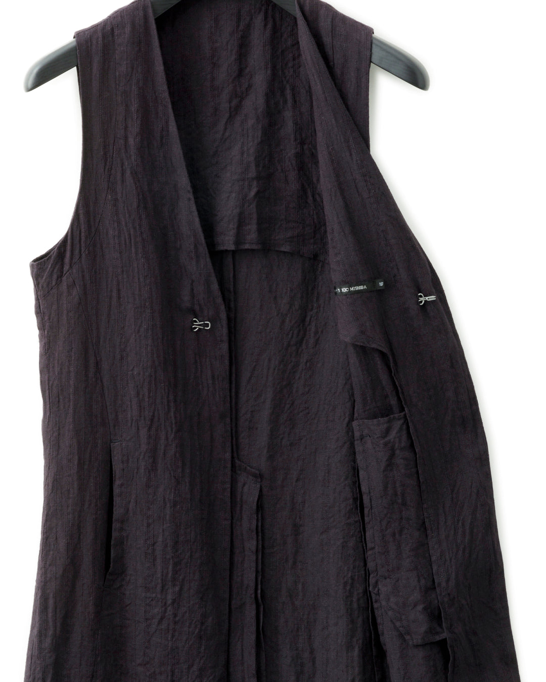 gène par YUKIO MISHIBA / Linen Hook Vest