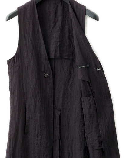gène par YUKIO MISHIBA / Linen Hook Vest