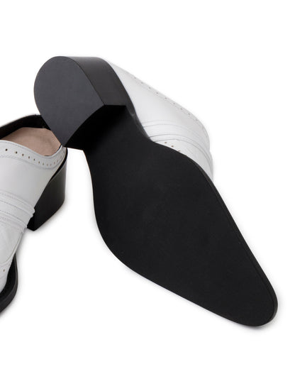 POTENZA / INSERT MULES - Metallic Croco -