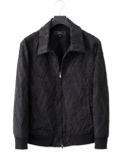 ys Yuji SUGENO / Cut Jacquard Zip-Up Blouson