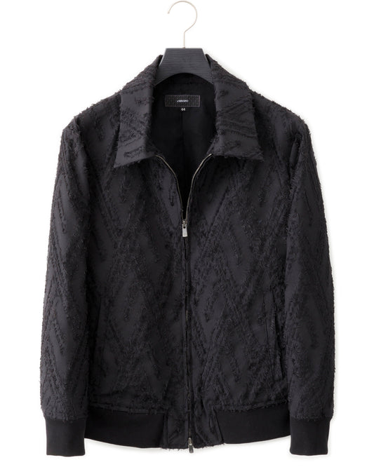 ys Yuji SUGENO / Cut Jacquard Zip-Up Blouson