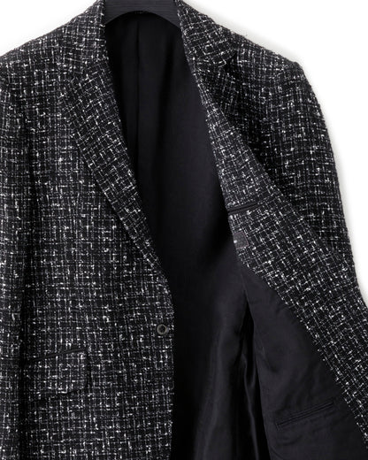 ys Yuji SUGENO / Summer Tweed Notched Lapel 1B Jacket