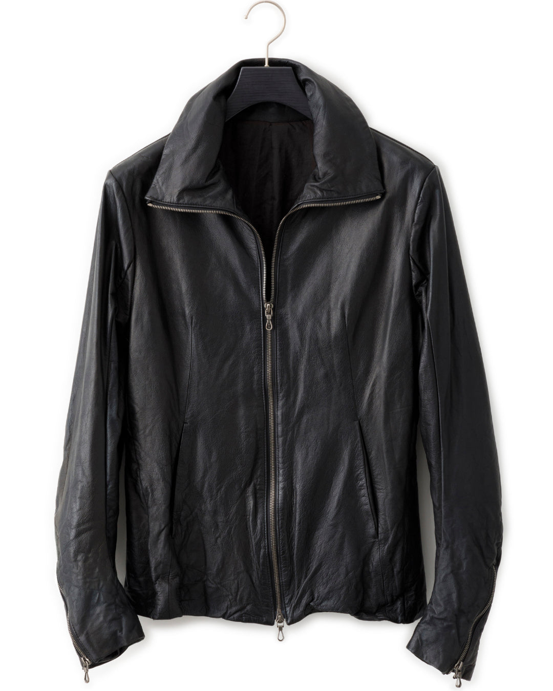 gène par YUKIO MISHIBA / Cow Leather Blouson - Oil Processed