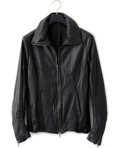 gène par YUKIO MISHIBA / Cow Leather Blouson - Oil Processed
