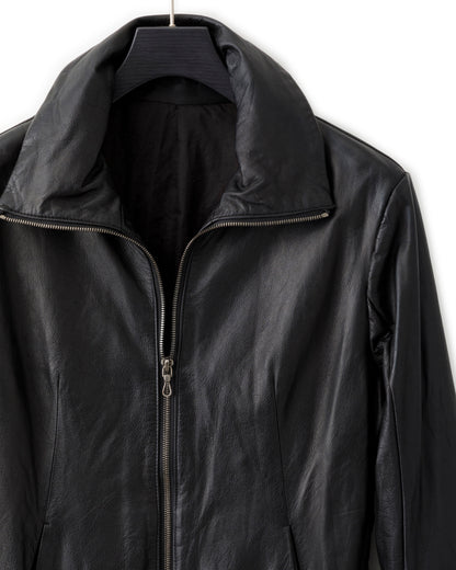 gène par YUKIO MISHIBA / Cow Leather Blouson - Oil Processed