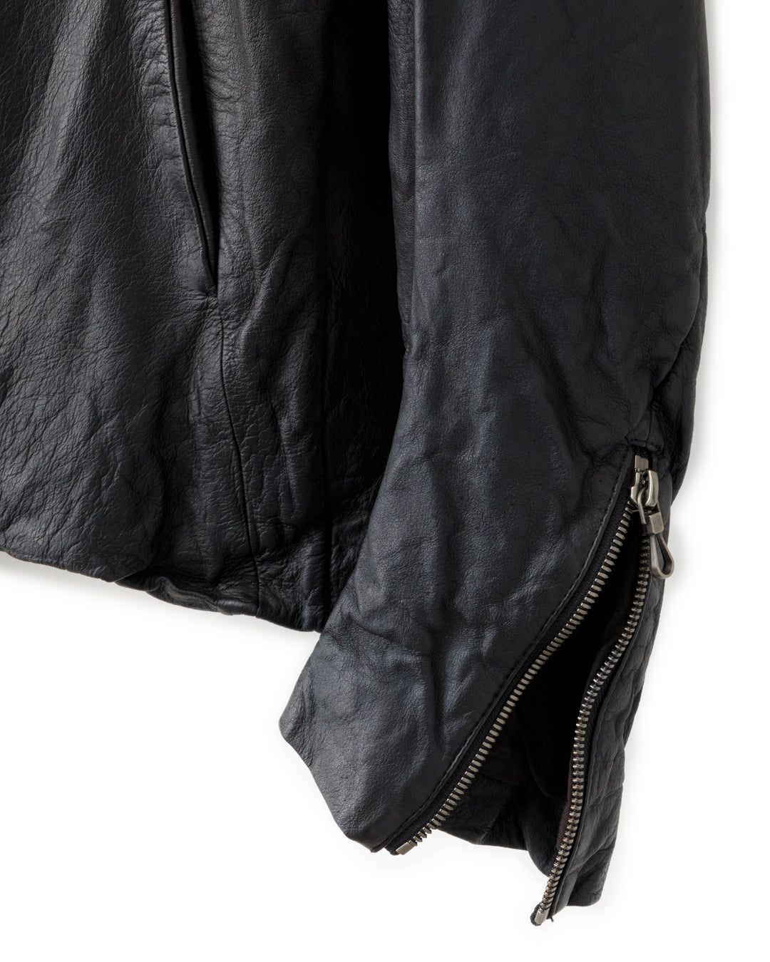 gène par YUKIO MISHIBA / Cow Leather Blouson - Oil Processed