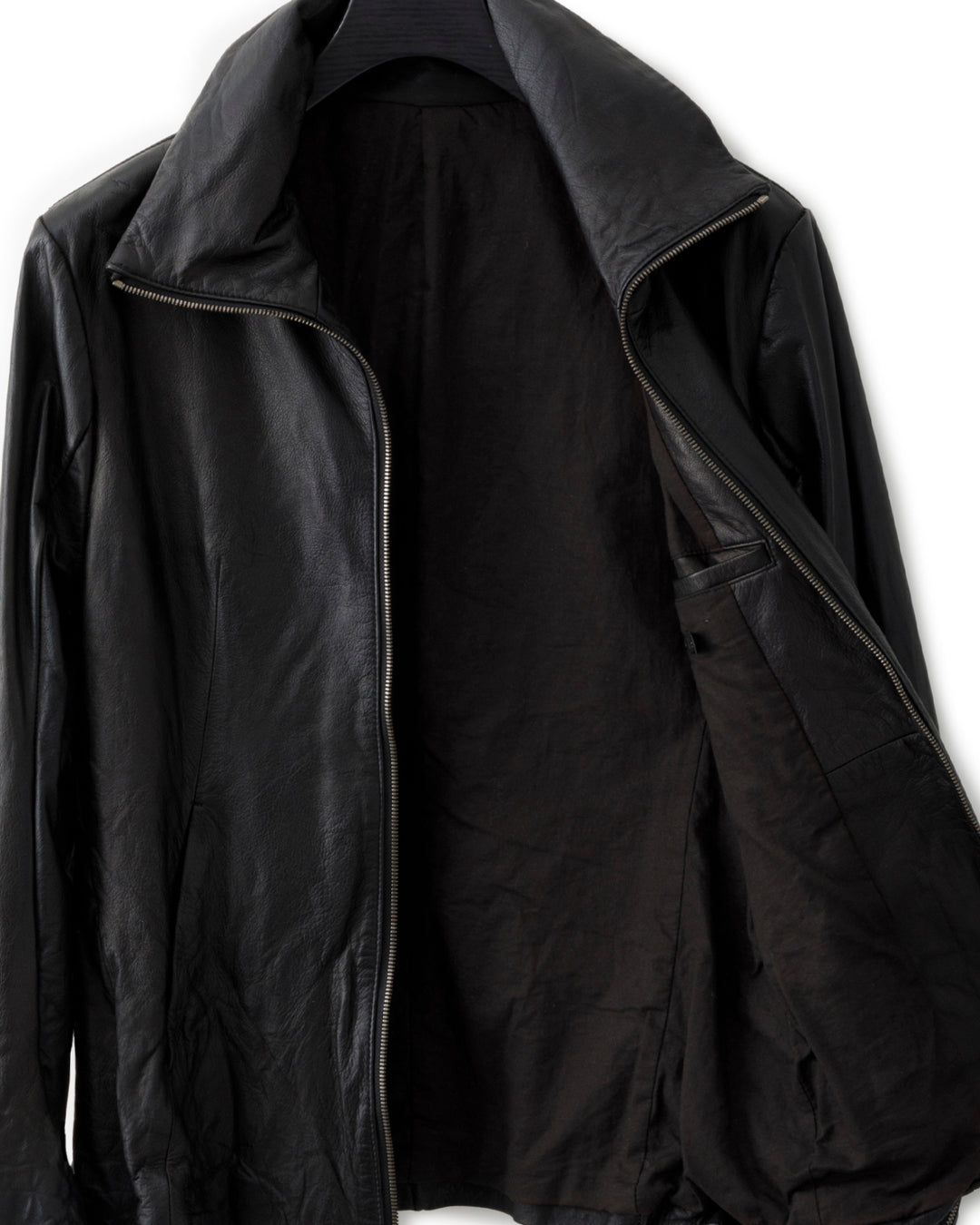 gène par YUKIO MISHIBA / Cow Leather Blouson - Oil Processed