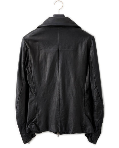 gène par YUKIO MISHIBA / Cow Leather Blouson - Oil Processed