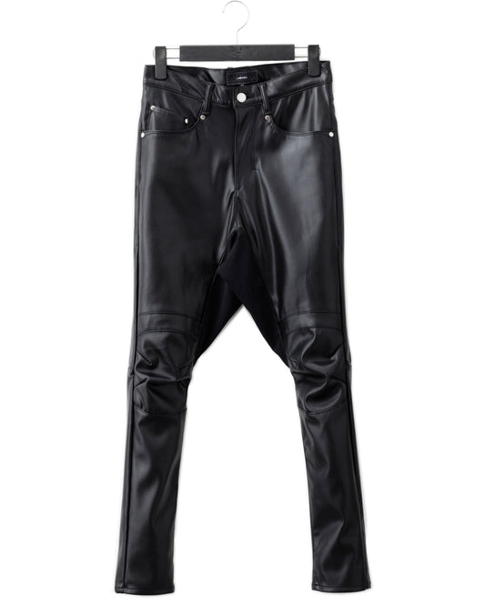 ys Yuji SUGENO / Synthetic Leather Sarrouel Skinny Pants
