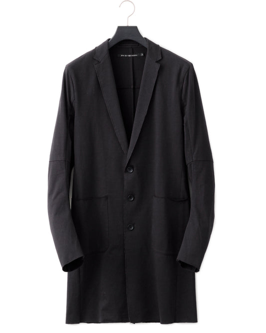 gène par YUKIO MISHIBA / Pleating Jersey Long Jacket