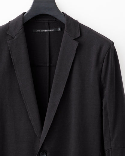 gène par YUKIO MISHIBA / Pleating Jersey Long Jacket