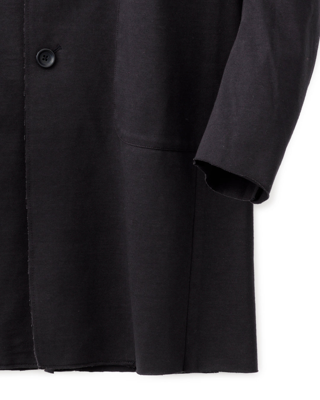gène par YUKIO MISHIBA / Pleating Jersey Long Jacket