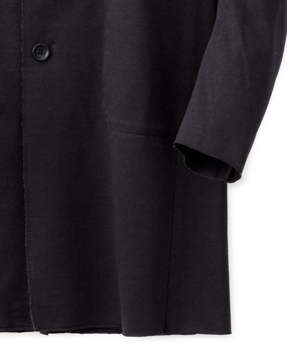 gène par YUKIO MISHIBA / Pleating Jersey Long Jacket