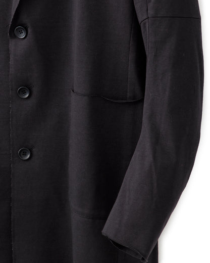 gène par YUKIO MISHIBA / Pleating Jersey Long Jacket