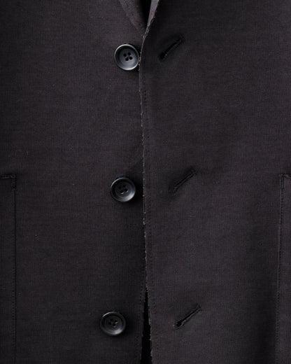gène par YUKIO MISHIBA / Pleating Jersey Long Jacket