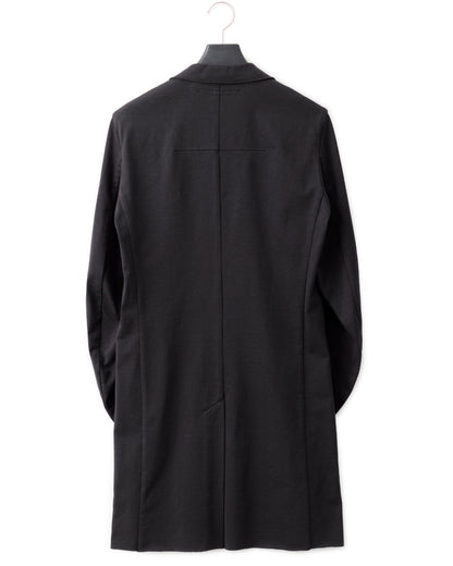 gène par YUKIO MISHIBA / Pleating Jersey Long Jacket