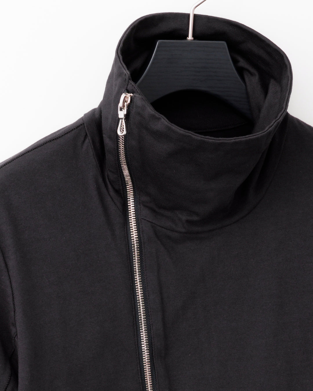 gène par YUKIO MISHIBA / Pleating Jersey Blouson - Charcoal