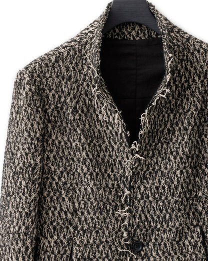 gène par YUKIO MISHIBA / Loop Yarn Tweed Jacket
