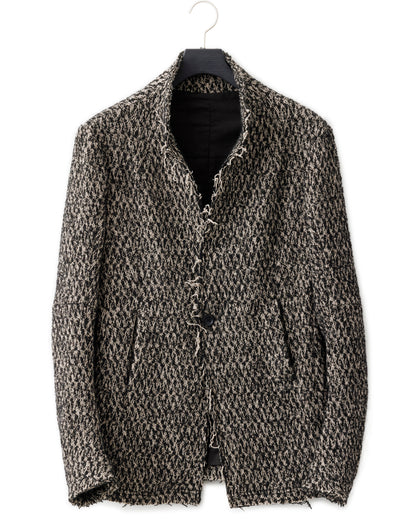 gène par YUKIO MISHIBA / Loop Yarn Tweed Jacket