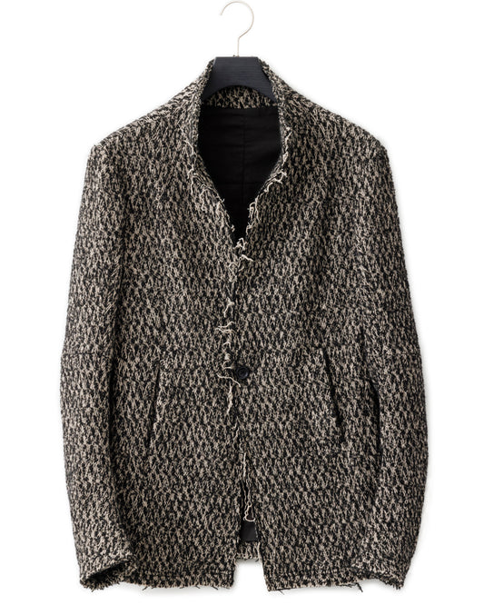 gène par YUKIO MISHIBA / Loop Yarn Tweed Jacket