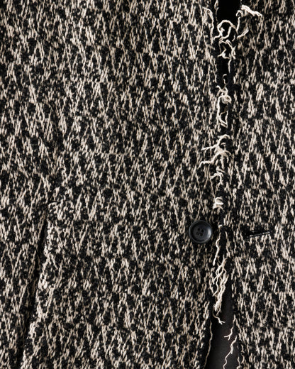 gène par YUKIO MISHIBA / Loop Yarn Tweed Jacket
