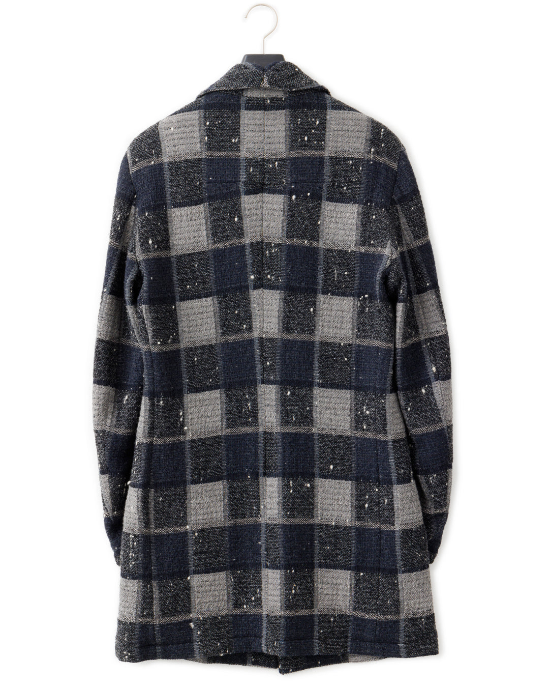 gène par YUKIO MISHIBA / Block Check Tweed Hook Coat
