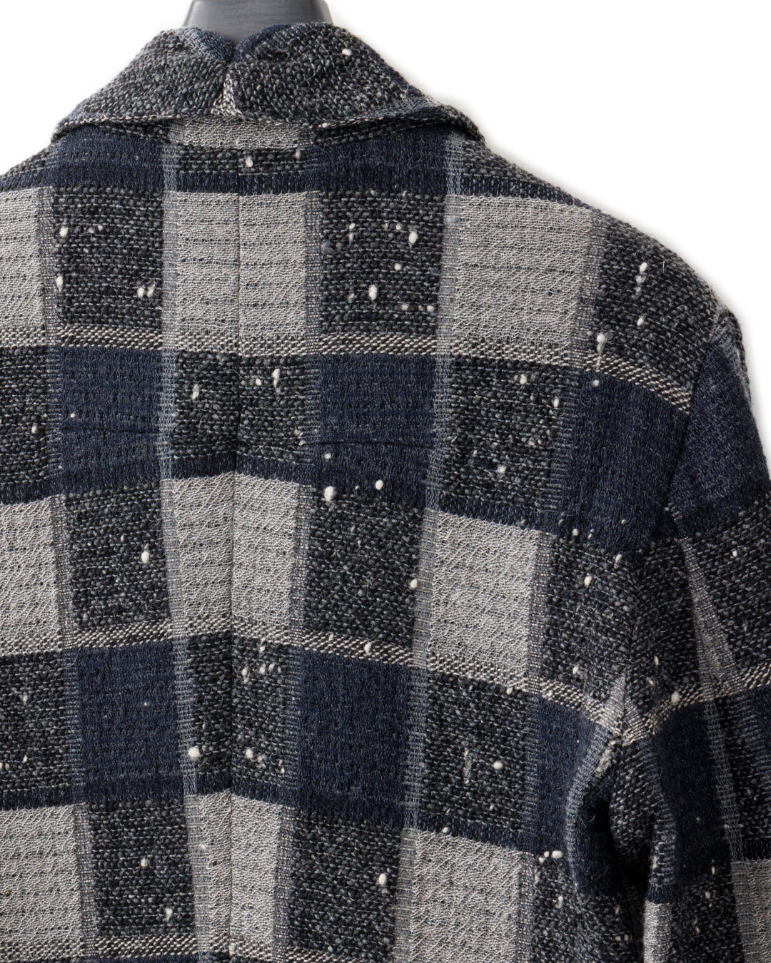 gène par YUKIO MISHIBA / Block Check Tweed Hook Coat