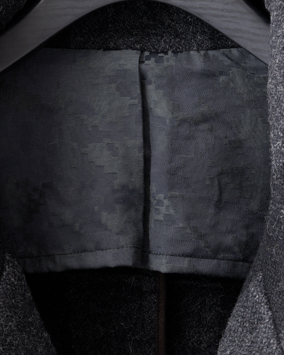 gène par YUKIO MISHIBA / Check Melton Stand Collar Coat