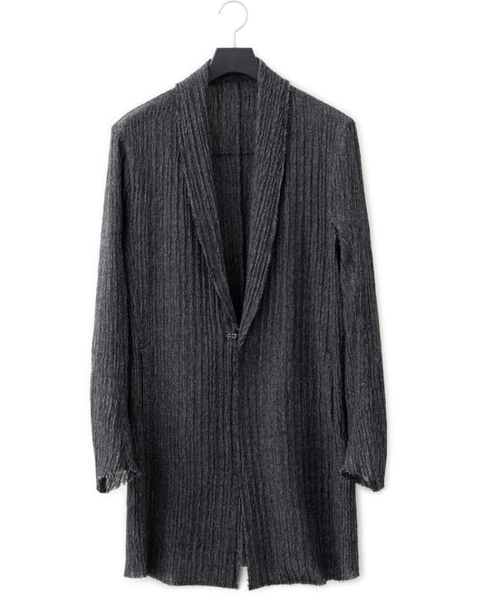gène par YUKIO MISHIBA / Wool Gauze Hook Jacket