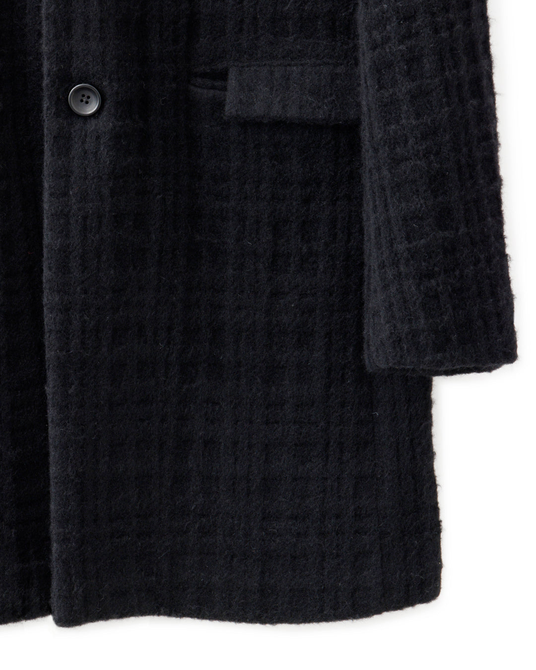 gène par YUKIO MISHIBA / Recycled Shaggy Wool Coat