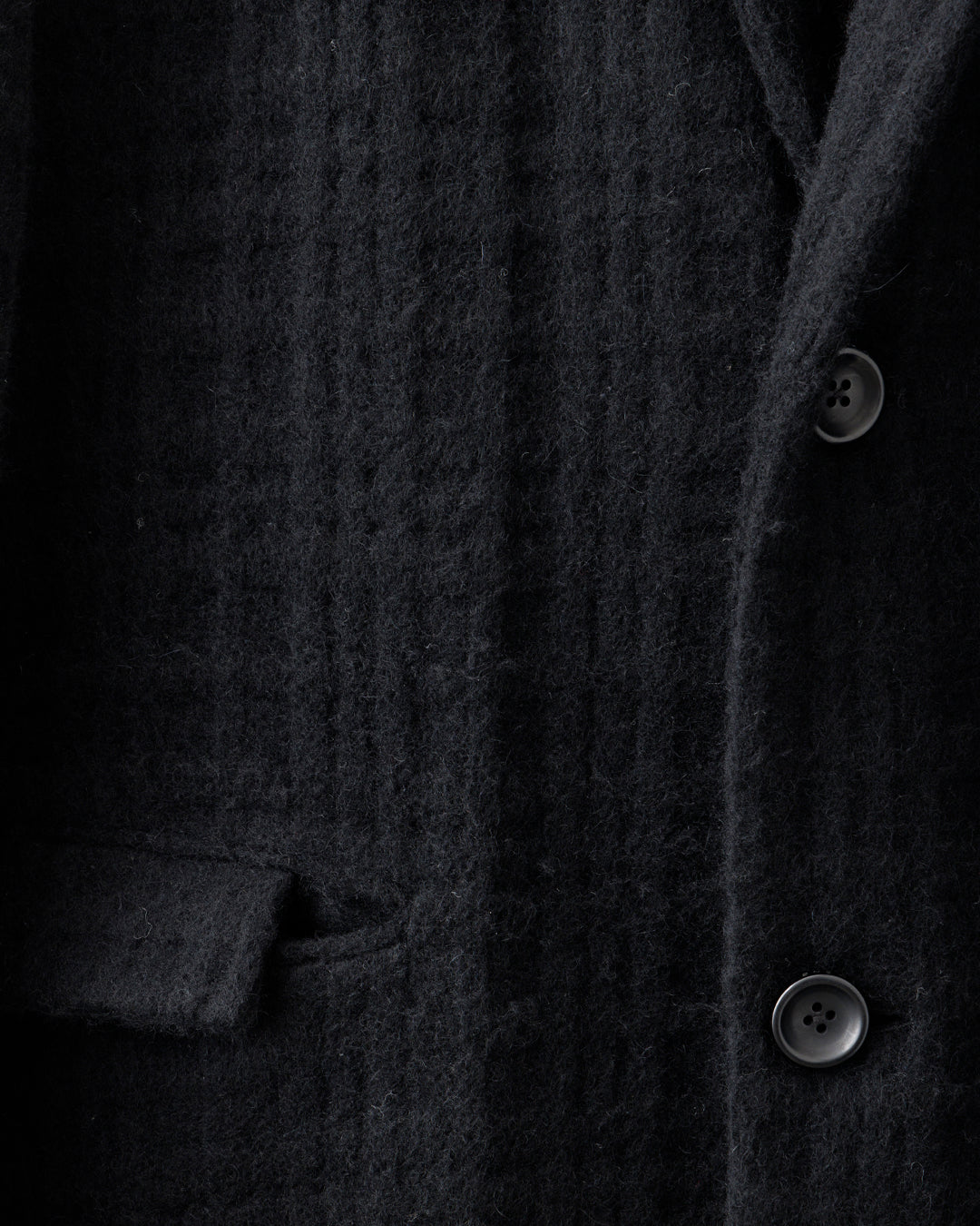 gène par YUKIO MISHIBA / Recycled Shaggy Wool Coat