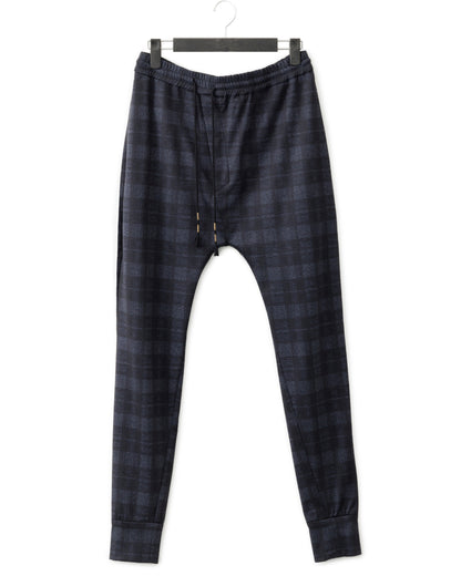 gène par YUKIO MISHIBA / CHECK Jogger Pants