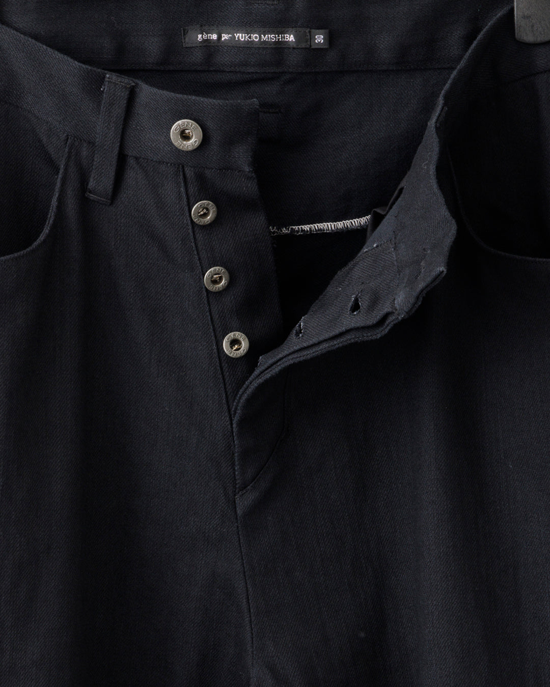 gène par YUKIO MISHIBA / Stretch Cotton Sarrouel Tuck Skinny Pants