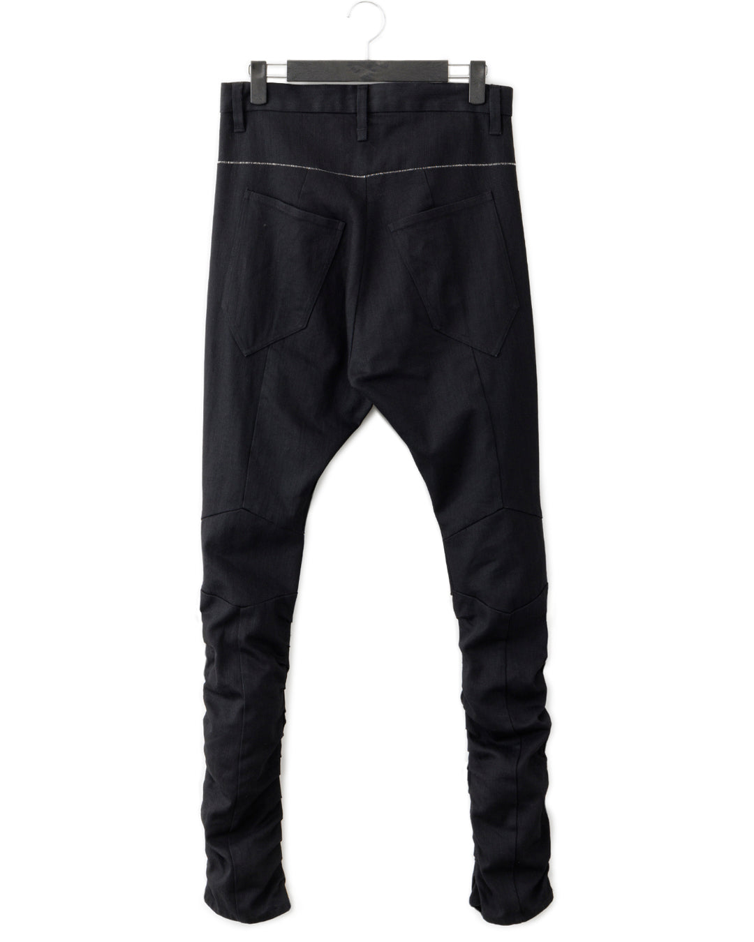 gène par YUKIO MISHIBA / Stretch Cotton Sarrouel Tuck Skinny Pants