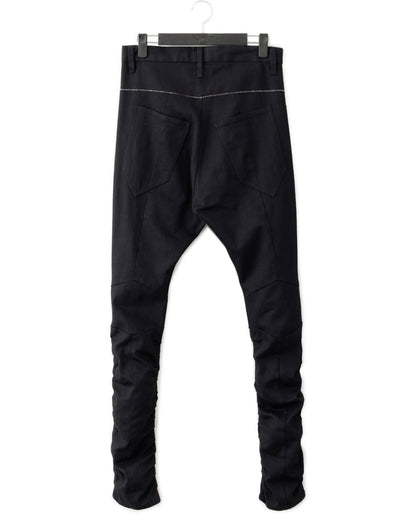 gène par YUKIO MISHIBA / Stretch Cotton Sarrouel Tuck Skinny Pants