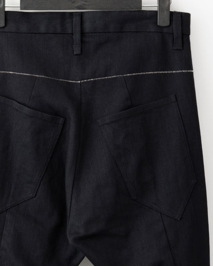 gène par YUKIO MISHIBA / Stretch Cotton Sarrouel Tuck Skinny Pants