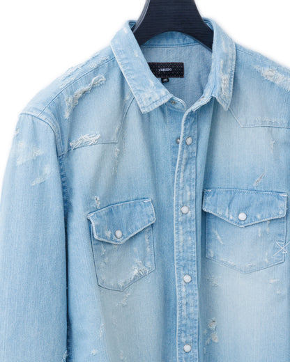 ys Yuji SUGENO / USED Denim Crush Shirt