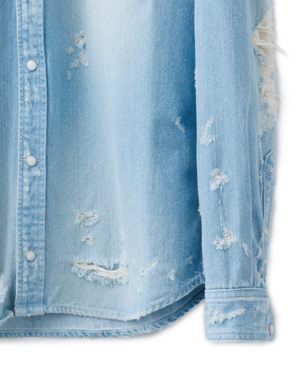 ys Yuji SUGENO / USED Denim Crush Shirt