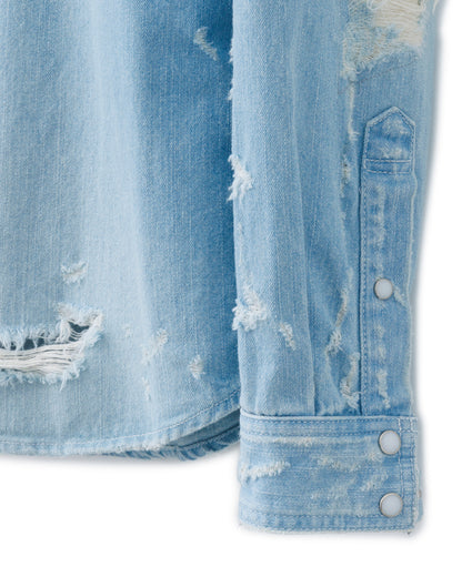 ys Yuji SUGENO / USED Denim Crush Shirt