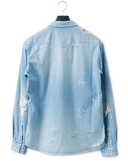 ys Yuji SUGENO / USED Denim Crush Shirt