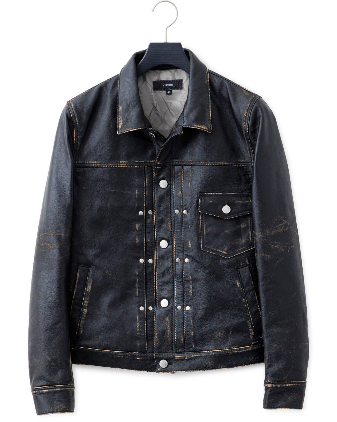 ys Yuji SUGENO / Horse Leather USED Blast Tuck Jacket