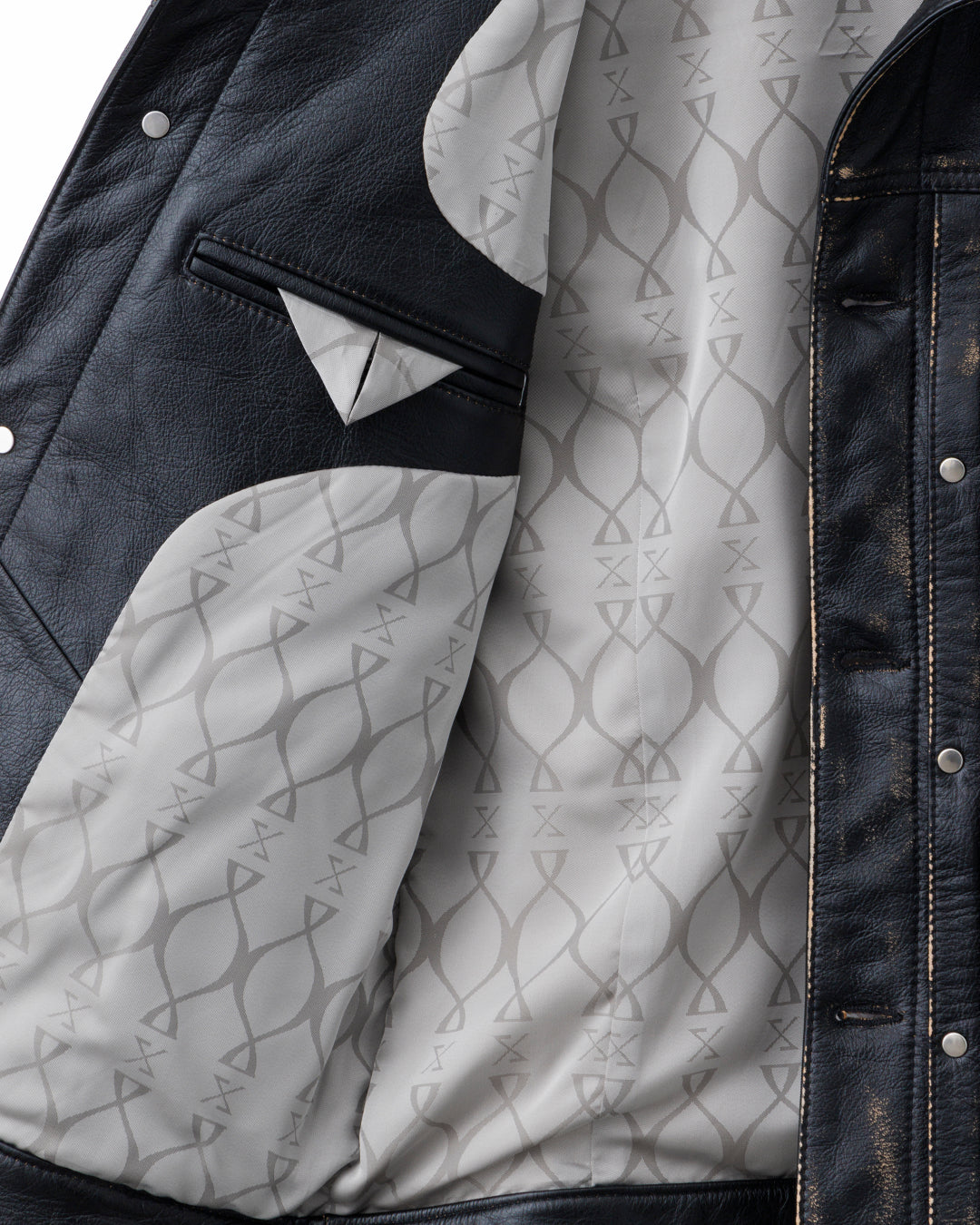 ys Yuji SUGENO / Horse Leather USED Blast Tuck Jacket