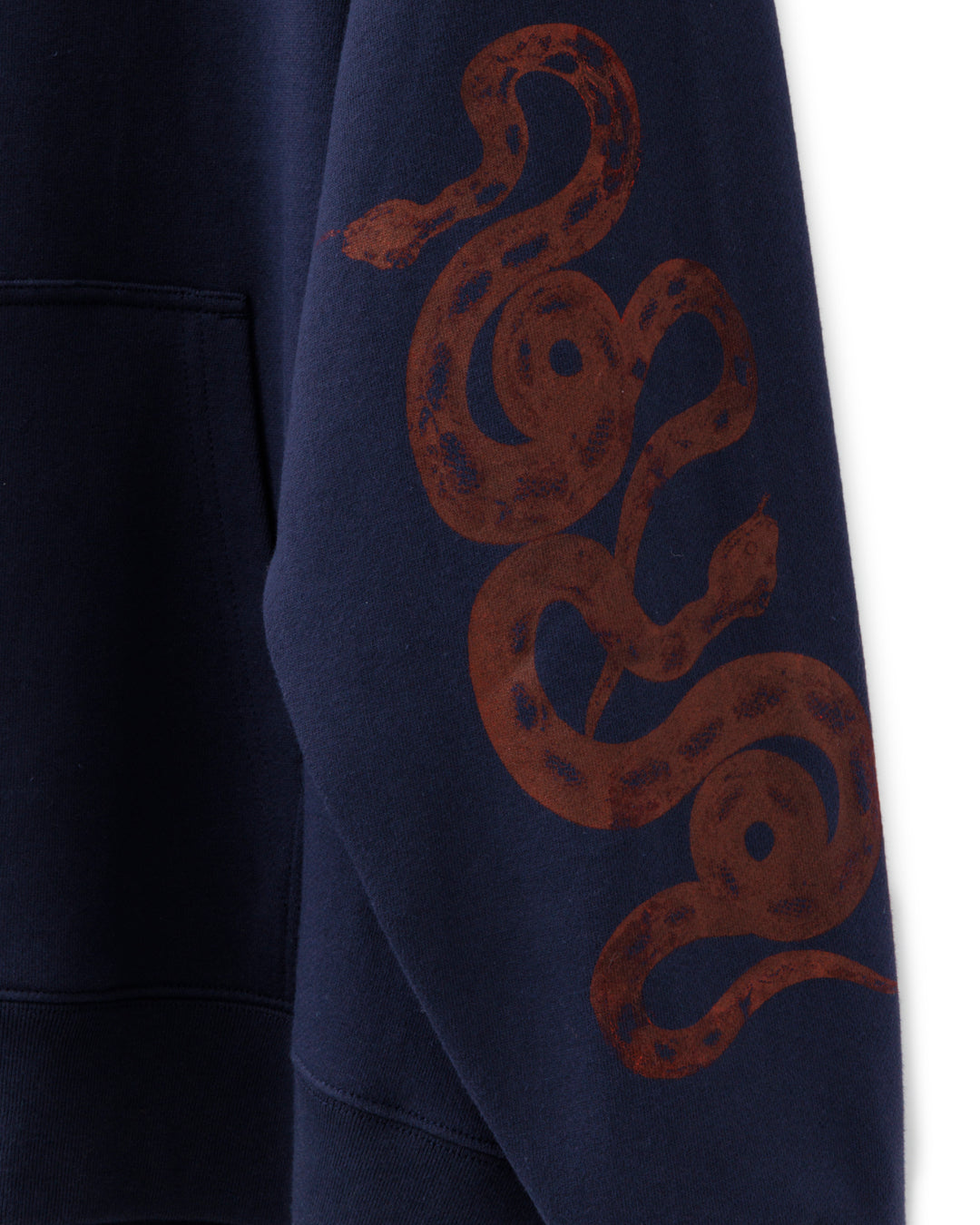 Bennu × TT / Snake Printed Chain Hoodie