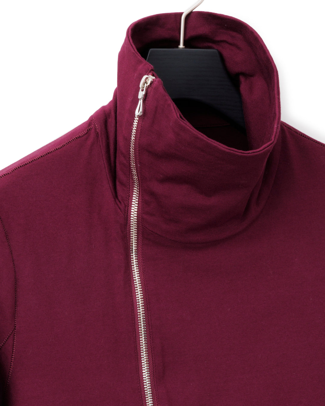 gène par YUKIO MISHIBA / Pleating Jersey Blouson - Burgundy