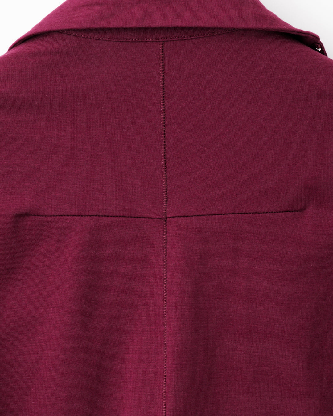 gène par YUKIO MISHIBA / Pleating Jersey Blouson - Burgundy